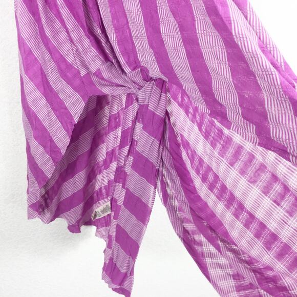 Free People Azalea Topsy Turny Purple Stripe Tunic Dress Small - Picture 8 of 10